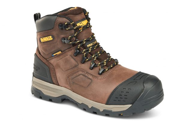 DEWALT BULLDOZER BROWN WATERPROOF SAFETY BOOTS