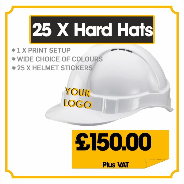 20 HARD HAT DEAL WITH LOGOS